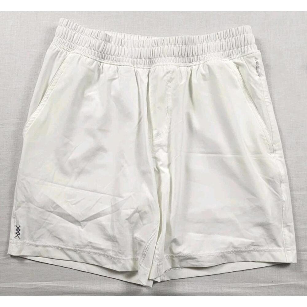 Rhone Performance Bright White Solid Mako Lined 7… - image 1